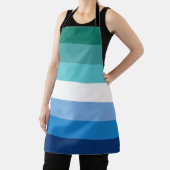 Gay Male Pride Flag Schürze (InSitu)