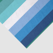 Gay Male Pride Flag Seidenpapier (Ausschnitt)