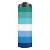 Gay Male Pride Flag Thermosbecher (Vorderseite)