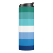Gay Male Pride Flag Thermosbecher (Nach links gedreht)