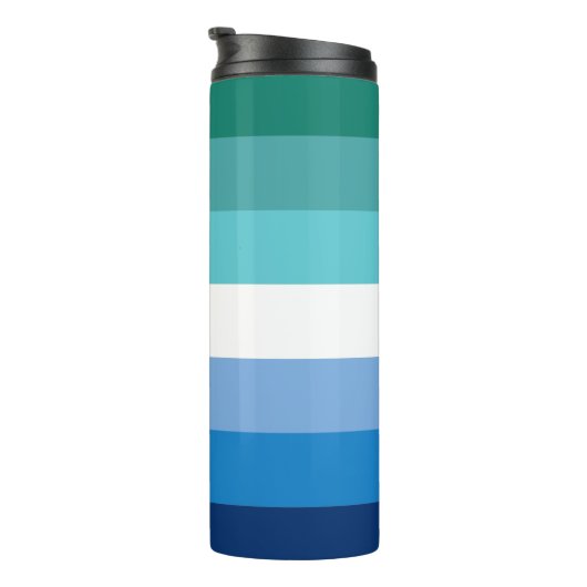 Gay Male Pride Flag Thermosbecher (Nach rechts gedreht)