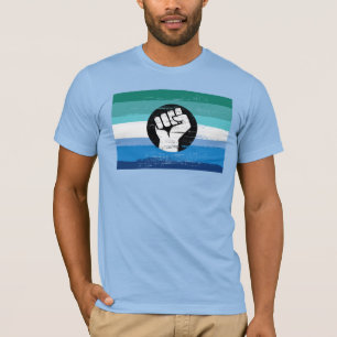 Gay Male Pride Resistance T - Shirt