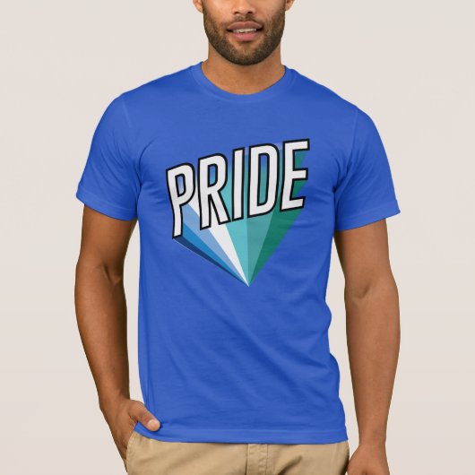 Gay Male Pride T - Shirt (Vorderseite)