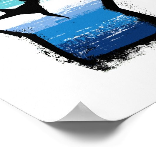 Gay Male Protest Faust Poster (Ecke)