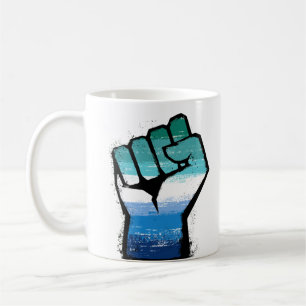 Gay Male Protest Faustkaffee Tasse