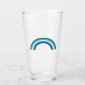Gay Male Rainbow Glas (Vorderseite)