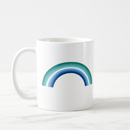 Gay Male Rainbow Kaffeetasse (Links)