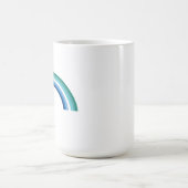 Gay Male Rainbow Kaffeetasse (Mittel)
