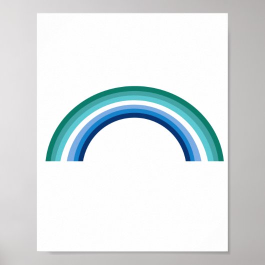 Gay Male Rainbow Poster (Vorne)