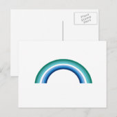 Gay Male Rainbow Postkarte (Vorne/Hinten)
