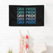Gay Male Retro Pride Banner (Insitu)