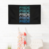 Gay Male Retro Pride Banner (Insitu)