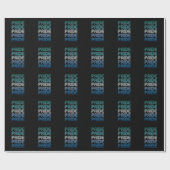 Gay Male Retro Pride Pride Geschenkpapier (Flach)