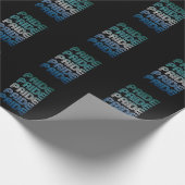 Gay Male Retro Pride Pride Geschenkpapier (Ecke)