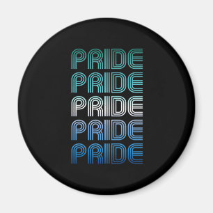 Gay Male Retro Pride Pride Magnet