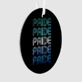 Gay Male Retro Pride Pride Ornament (Vorderseite)