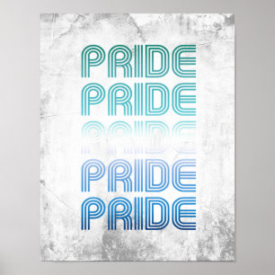 Gay Male Retro Pride Pride Poster