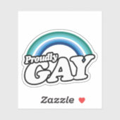 Gay Male und Stolz Aufkleber (Blatt)