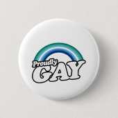 Gay Male und Stolz Button (Vorderseite)