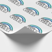Gay Male und Stolz Geschenkpapier (Ecke)