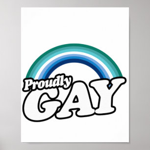 Gay Male und Stolz Poster