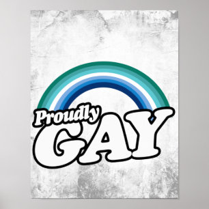 Gay Male und Stolz Poster