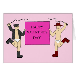 Gay Male Valentine Cartoon Spaß