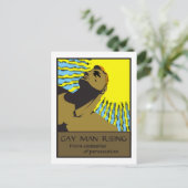 Gay Man Rising 2 Postkarte (Stehend Vorderseite)