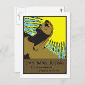 Gay Man Rising 2 Postkarte (Vorne/Hinten)