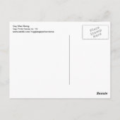 Gay Man Rising Postkarte (Rückseite)