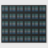 Gay-Männchen-Retro-Stolz Geschenkpapier (Flach)