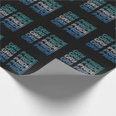 Gay-Männchen-Retro-Stolz Geschenkpapier (Ecke)