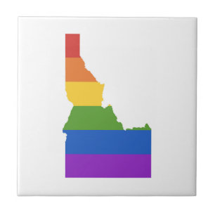 Gay Map of USA  Staat von Idaho Fliese