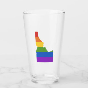 Gay Map of USA Staat von Idaho Glas