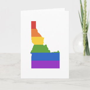 Gay Map of USA Staat von Idaho Karte