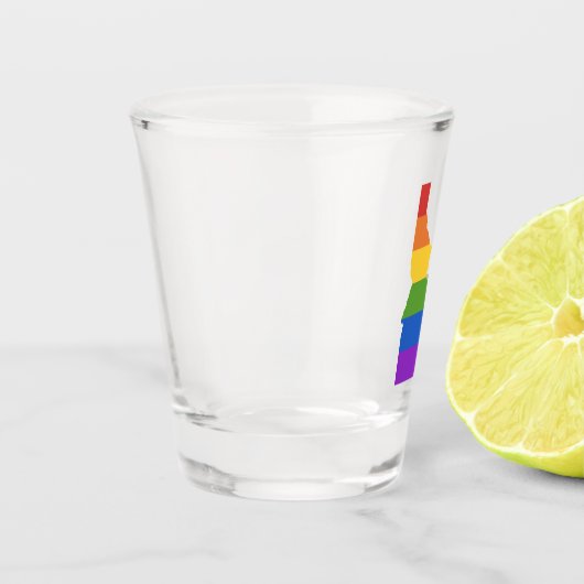 Gay Map of USA| Staat von Idaho Schnapsglas (Links)