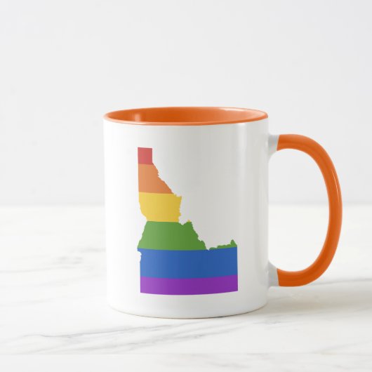 Gay Map of USA| Staat von Idaho Tasse (Rechts)