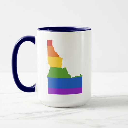 Gay Map of USA| Staat von Idaho Tasse (Links)