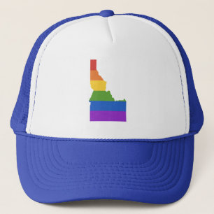Gay Map of USA  Staat von Idaho Truckerkappe