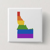 Gay Map USA | Staat Idaho Button (Vorderseite)