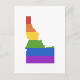 Gay Map USA   Staat Idaho Postkarte