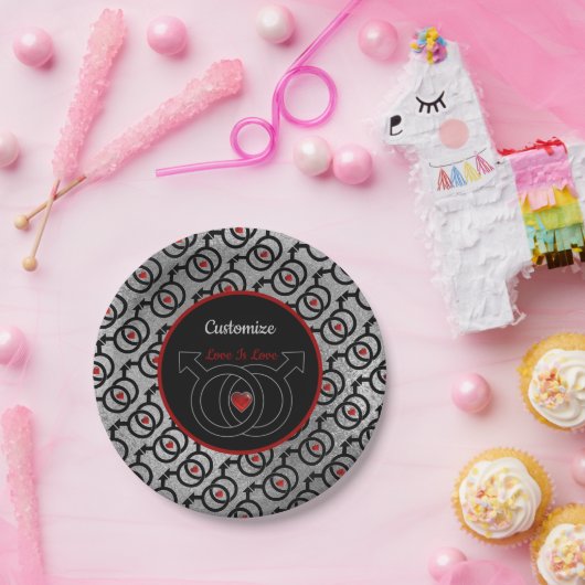 Gay Marriage Silver Paper Teller (Party)