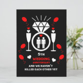 Gay Men 5. Hochzeitstag (Stehend Vorderseite)