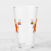 Gay Men Christmas Gingerbread Glas (Rechts)