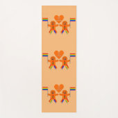 Gay Men Christmas Gingerbread Yogamatte (Vorderseite)