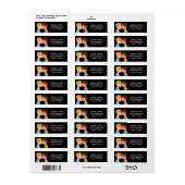 Gay Men Couple Kiss Custom Prix Rücksendeadresse (Vorne)