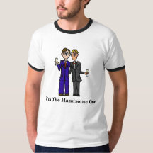 Gay Men in Anzugs Handsome T - Shirt Customizing I