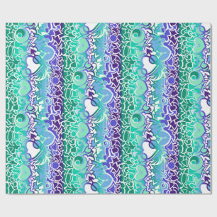 Gay Men MLM Pride Squiggle Geschenkpapier