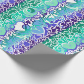 Gay Men MLM Pride Squiggle Geschenkpapier (Ecke)