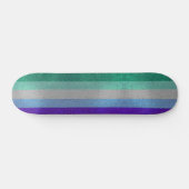 Gay Men Pride Flag Glitzer Glitzern LGBTQ Skateboard (Horizontal)